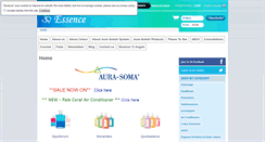 Desktop Screenshot of 11essence.co.uk